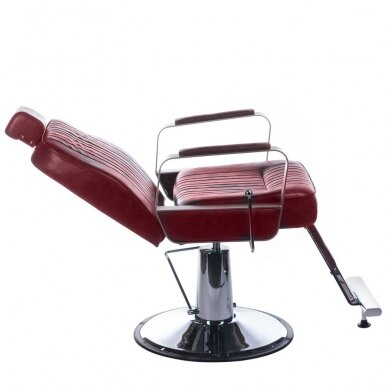 Frizieru krēsls PROFESSIONAL BARBER CHAIR HOMER CHERRY 1