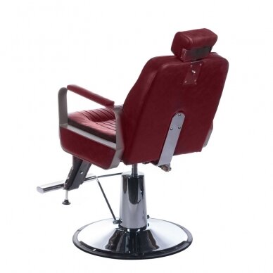 Frizieru krēsls PROFESSIONAL BARBER CHAIR HOMER CHERRY 7