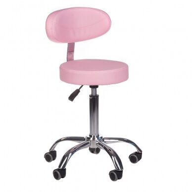 Kosmetologinė meistro kėdutė COSMETIC BEAUTY STOOL LEGO ROSE