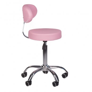 Kosmetologinė meistro kėdutė COSMETIC BEAUTY STOOL LEGO ROSE 1