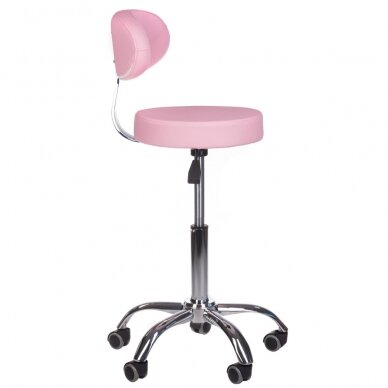 Kosmetologinė meistro kėdutė COSMETIC BEAUTY STOOL LEGO ROSE 2