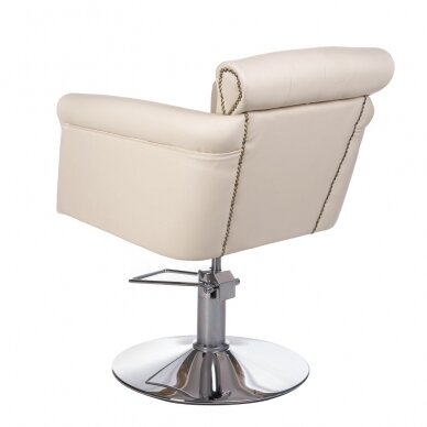 Hairdressing chair PROFESSIONAL HAIRDRESSING CHAIR ALBERTO BERLIN CREAM 2