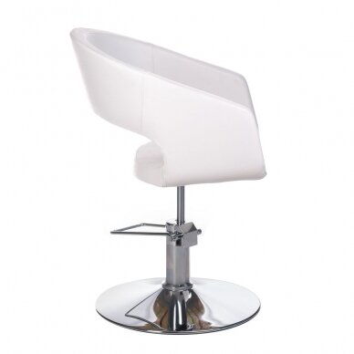 Kirpyklos kėdė PROFESSIONAL HAIRDRESSING CHAIR PAOLO WHITE 1