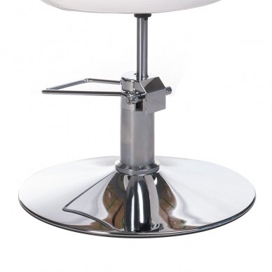 Frizieru krēsls PROFESSIONAL HAIRDRESSING CHAIR PAOLO WHITE 3