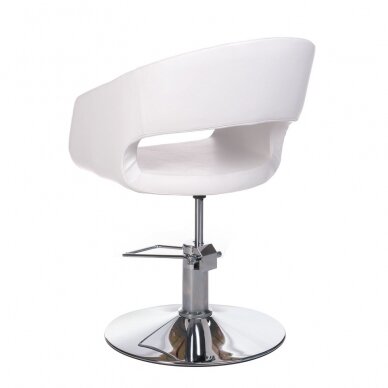 Kirpyklos kėdė PROFESSIONAL HAIRDRESSING CHAIR PAOLO WHITE 4