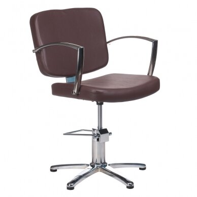 Парикмахерское кресло PROFESSIONAL HAIRDRESSING CHAIR DARIO BRUSSEL BROWN