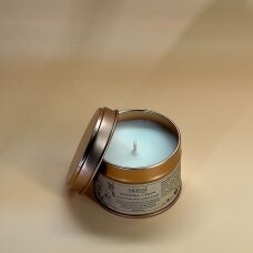 Aromatic soy wax candle jasmine + coffee 100ml