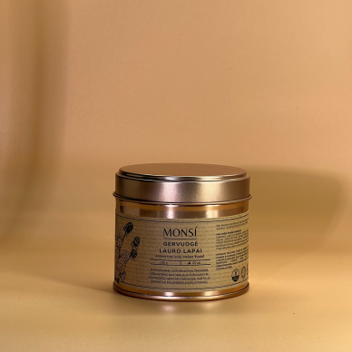 Aromatic soy wax candle blackberry + bay leaf 250ml