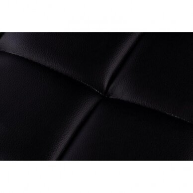 Bāra krēsls PROVANCE ECO LEATHER CHROME BLACK 4