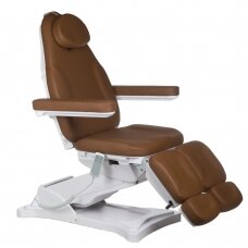 Kosmetoloģijas krēsls MODENA 2 MOTOR ELECTRIC PEDI BROWN