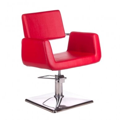 Hairdressing chair PROFESSIONAL HAIRDRESSING CHAIR VITO II HELSINKI RED