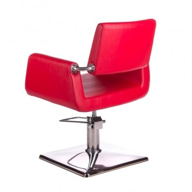 Hairdressing chair PROFESSIONAL HAIRDRESSING CHAIR VITO II HELSINKI RED 2