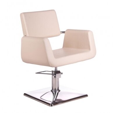 Frizieru krēsls PROFESSIONAL HAIRDRESSING CHAIR VITO II HELSINKI CREAM