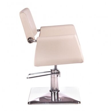 Frizieru krēsls PROFESSIONAL HAIRDRESSING CHAIR VITO II HELSINKI CREAM 3