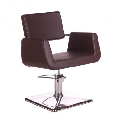 Kirpyklos kėdė PROFESSIONAL HAIRDRESSING CHAIR VITO II HELSINKI BROWN