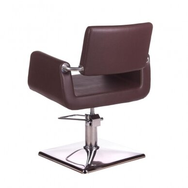 Frizieru krēsls PROFESSIONAL HAIRDRESSING CHAIR VITO II HELSINKI BROWN 2