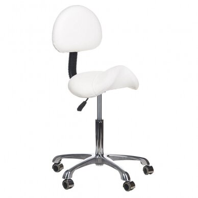 Beautician stool BY-8373 White 1