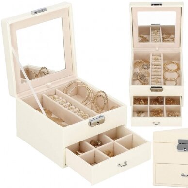 Jewellery box Secret Elegance Cream 5