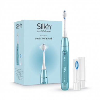 Elektrinis dantų šepetėlis Silk'n SonicYou Light Blue