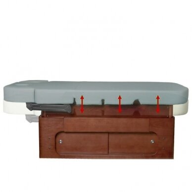 Electric massage table AZZURRO SPA WOOD HEATED 4