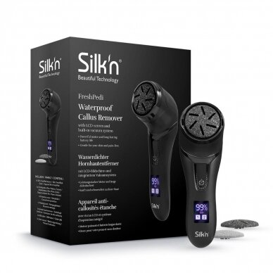 Elektrinis pėdų šveitiklis Silk'n FreshPedi Black