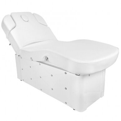 Electric massage table AZZURRO SPA WOOD 4 MOTOR WHITE