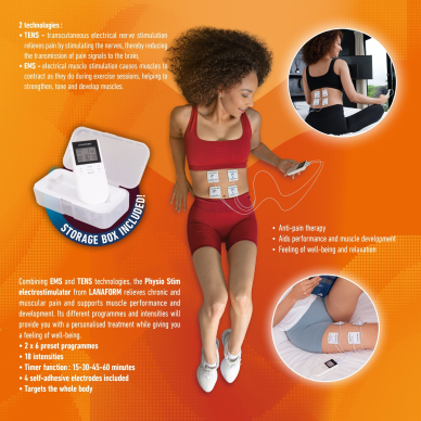 TENS/EMS electrostimulator Lanaform Physio Stim 9