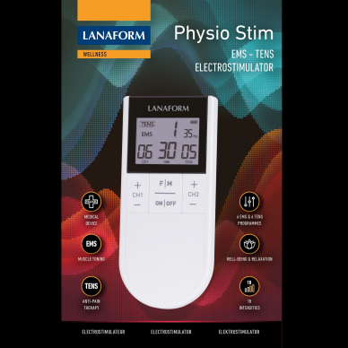 TENS/EMS-sähköstimulaattori Lanaform Physio Stim 10