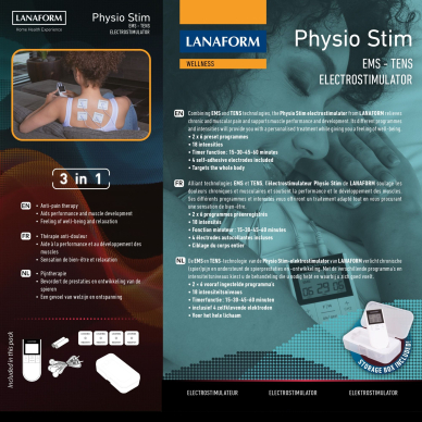 Elektrostimuliatorius TENS/EMS Lanaform Physio Stim 11