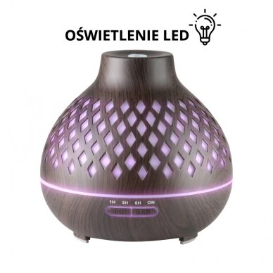 Essential oil diffuser with remote control MYSTIC SPA DARK WOOD 2