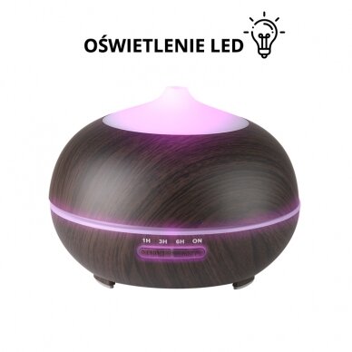 Essential oil diffuser with remote control SPA DROP DARK WOOD 2