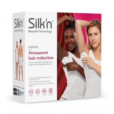 Light based hair removal device Silk n Infinity 400.000 Beauty