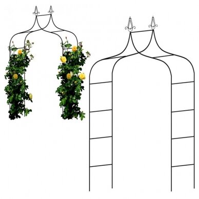 Flower arch - garden pergola metalic Duet