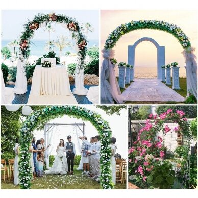 Flower arch - metal garden pergola Sonet 6