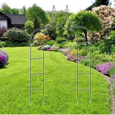 Flower arch - garden pergola metalic Duet 1