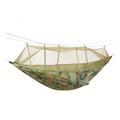 Hamak z moskitierą przeciw owadom ACTIVE SUMMER CAMOUFLAGE 260x140cm 200kg