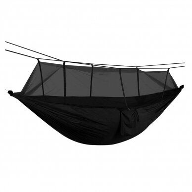 Hamak z moskitierą przeciw owadom ACTIVE SUMMER BLACK 260x140cm 200kg