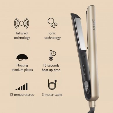 Infrared hair straightener SilkyStraight 3