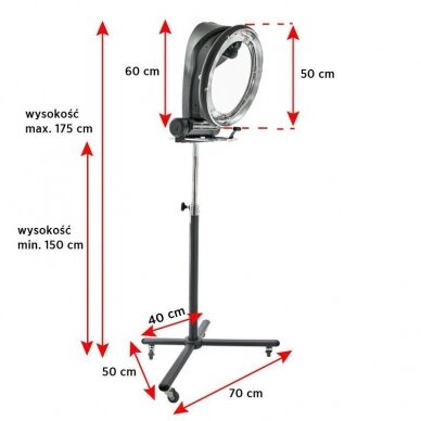 Infrazon do włosów Gabbiano 101S Black 6