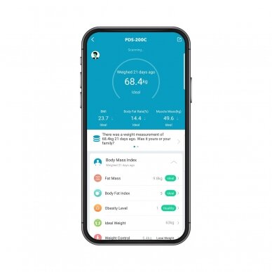 Viedie ķermeņa svari Lanaform PDS-200C 6