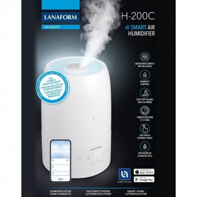 Älykäs ilmankostutin Lanaform Smart H-200C 7