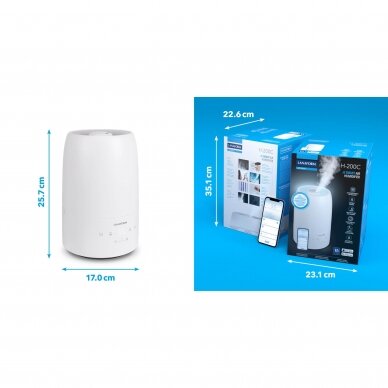 Smart air humidifier Lanaform Smart H-200C 10