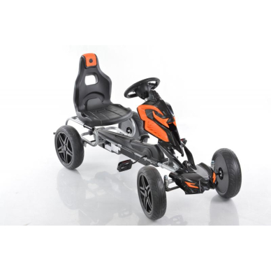 Kartingowy velomobil Gokart 1504 Black (dla dzieci w wieku 5-12 lat)