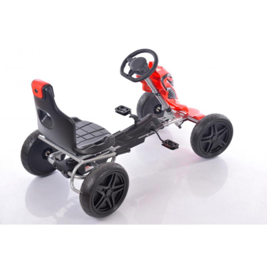 Kartingowy velomobil Gokart 1504 Red (dla dzieci w wieku 5-12 lat) 1