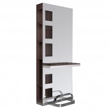 Hairdressing console with mirror Gabbiano B058 Nut