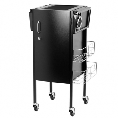 Hairdressing trolley GABBIANO HAIRDRESSER HELPER DELUXE 2 BLACK 2