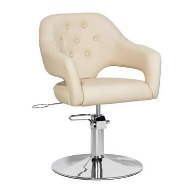 Hairdressing chair Gabbiano Parma Biege