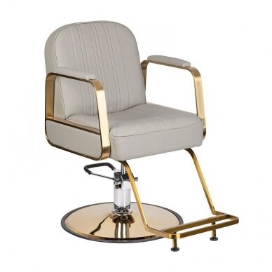 Fotel fryzjerski HAIR SYSTEM HAIRDRESSING CHAIR ACRI BIEGE GOLD