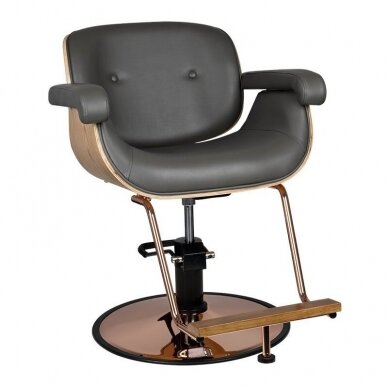 Frizieru krēsls HAIRDRESSING CHAIR VENICE MARINE GREY