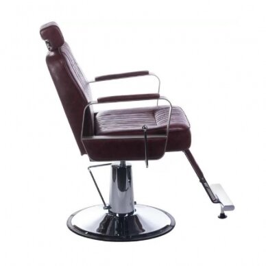 Frizieru krēsls PROFESSIONAL BARBER CHAIR HOMER BROWN 2